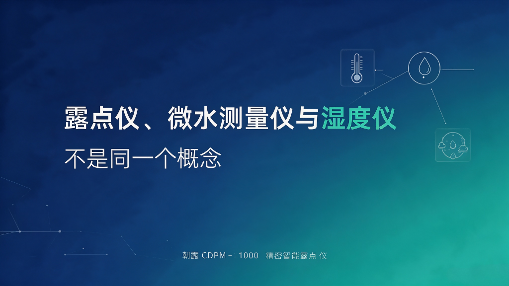 露點(diǎn)儀、微水測(cè)量?jī)x與濕度儀區(qū)別